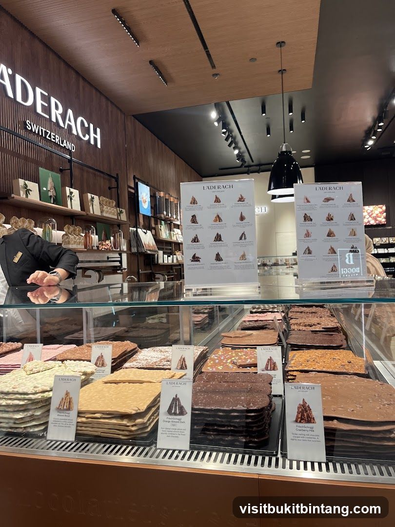 Laderach Chocolate Display