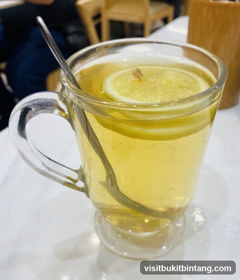 Hot Lemon Tea
