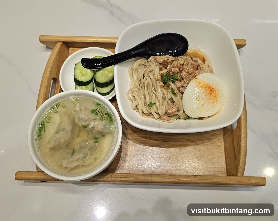 Noodle Dish with Egg and Dumplings