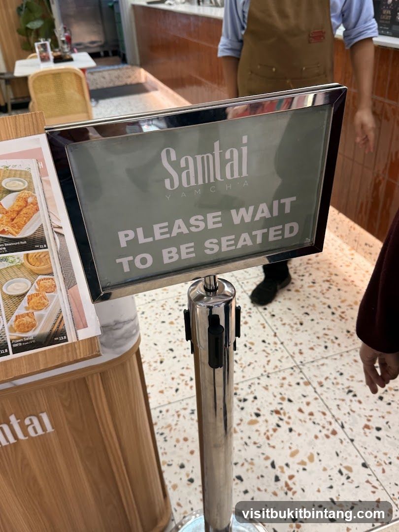Santai Yam Cha Sign
