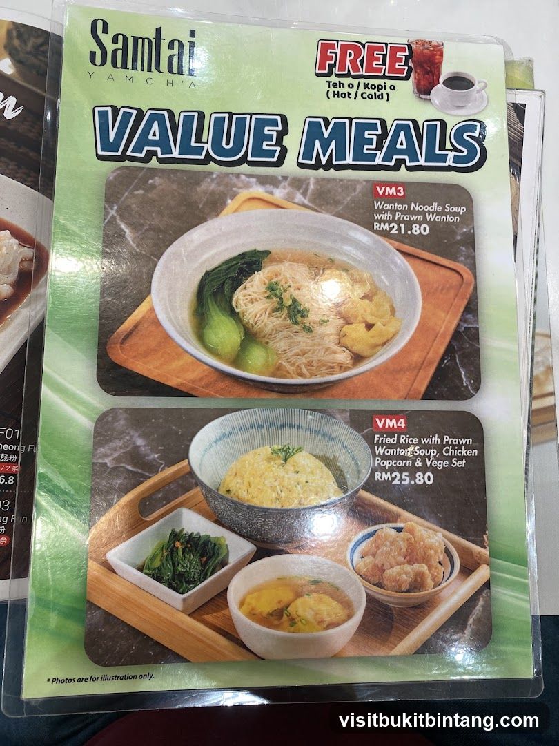 Samtai Yamcha Value Meals