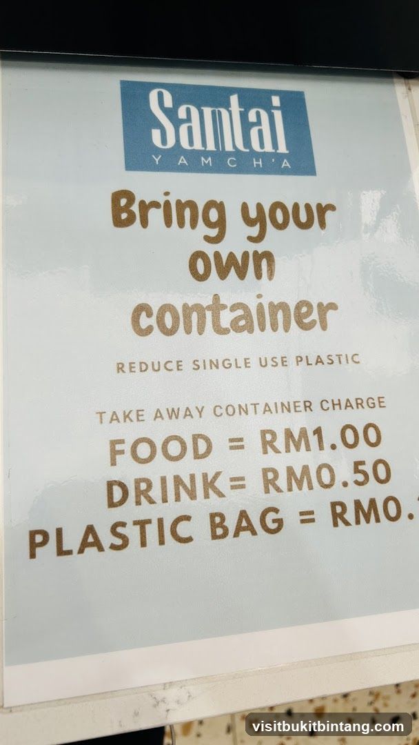 Bring Your Own Container Notice