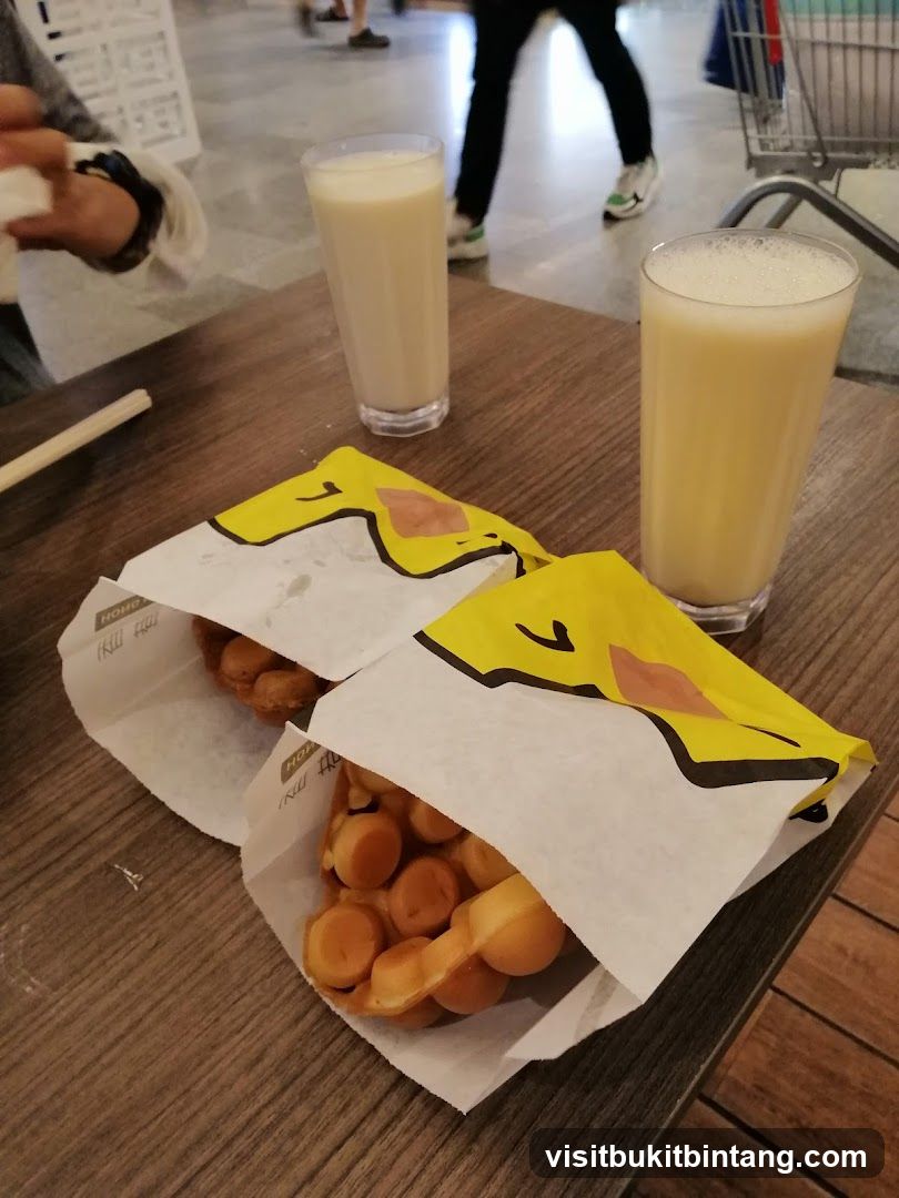 Bubble Waffles and Drinks