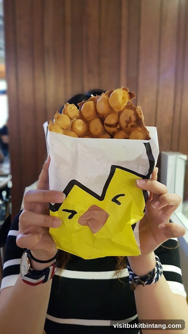 Bubble Waffle in a Cute Bag