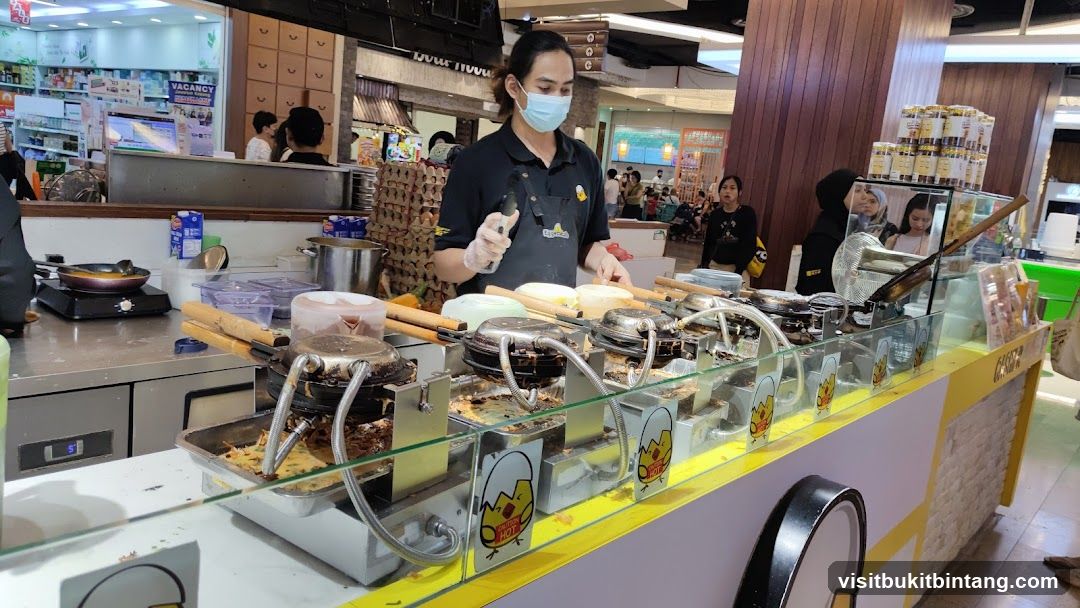 Waffle Stand in Mall