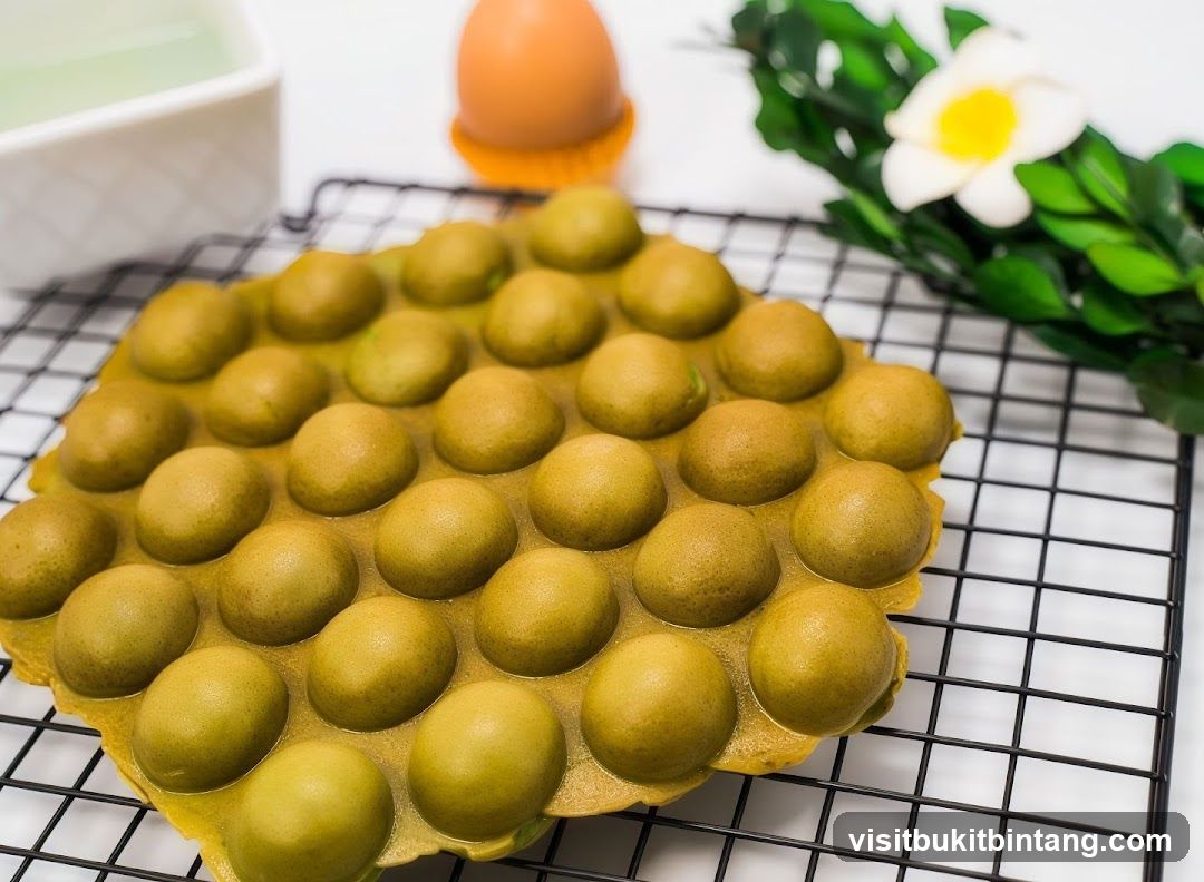 Matcha Bubble Waffle