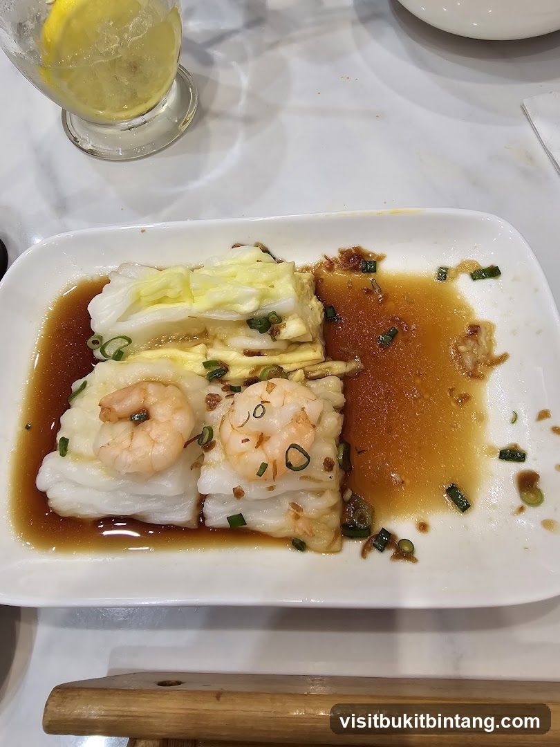 Shrimp Rice Noodle Rolls