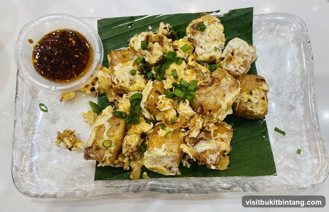 Fried Turnip Cake with Scrambled Eggs