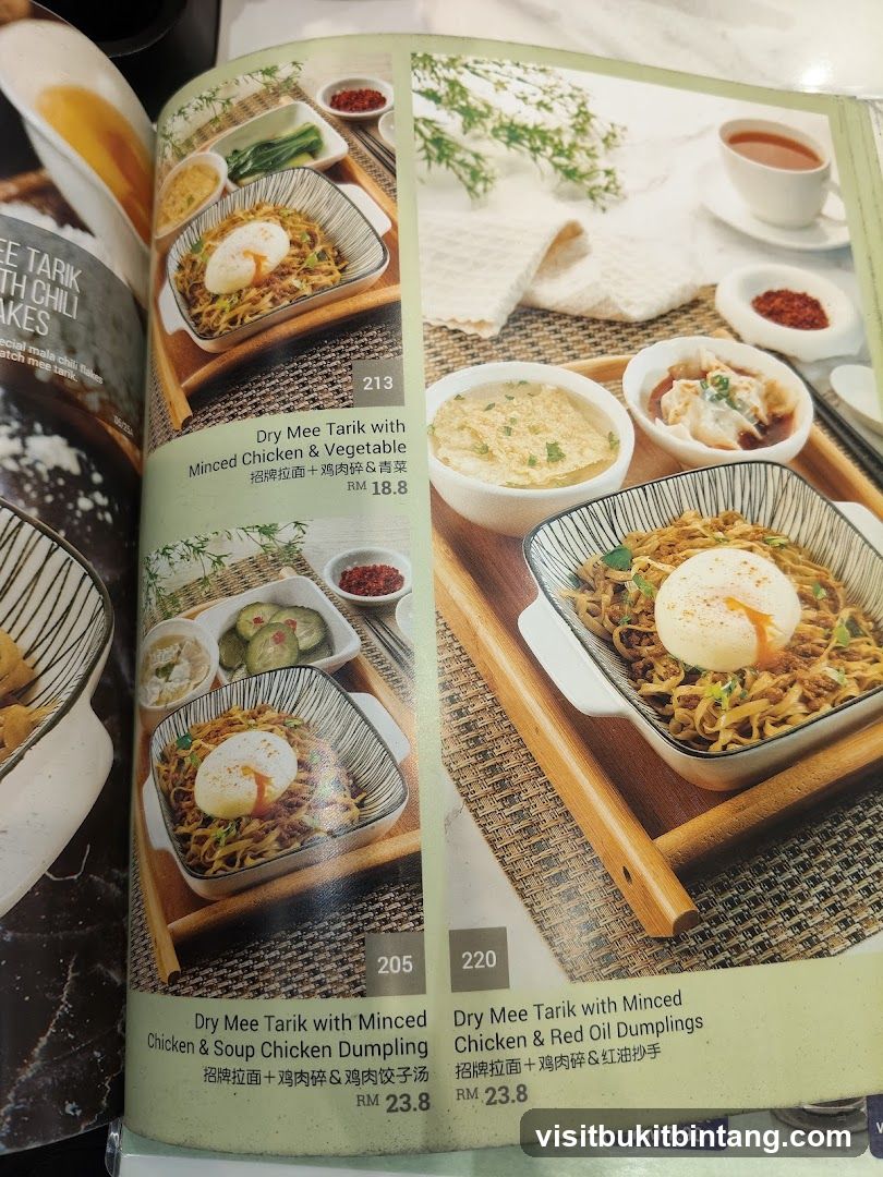 Menu Items