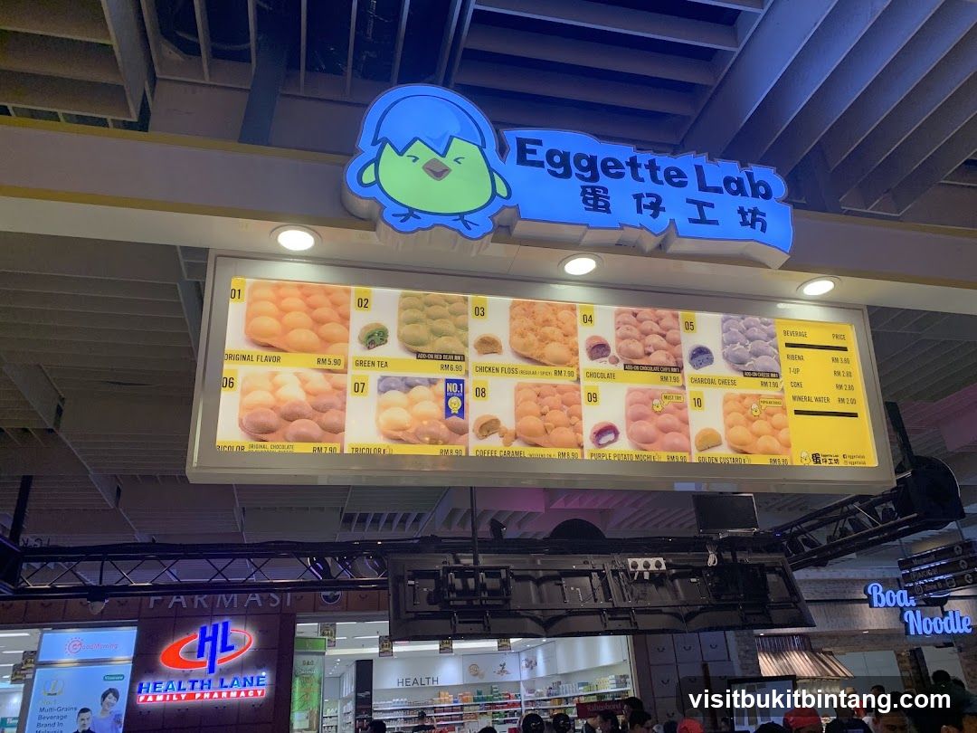 Eggette Lab Menu