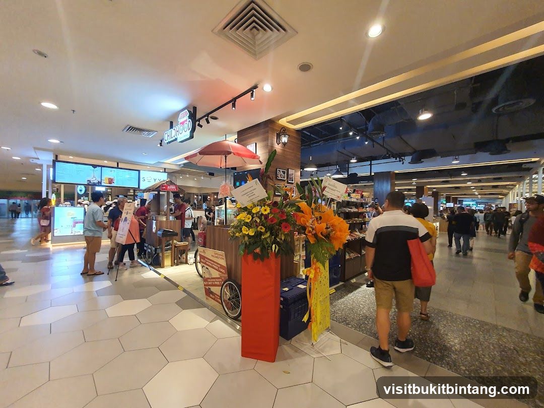 Food stall in a mall