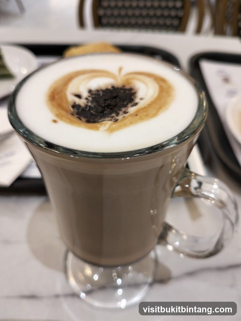 Latte with Heart Art