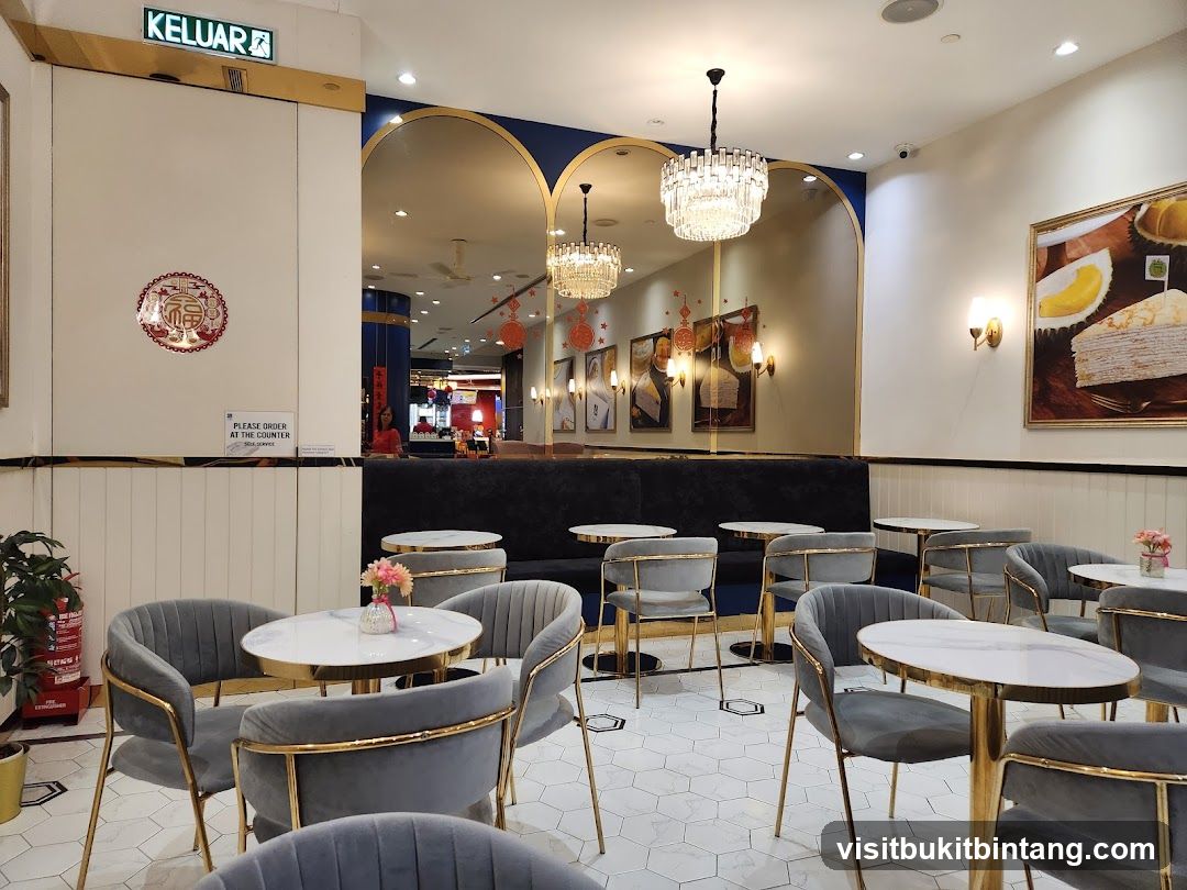 Cafe Interior with Elegant Seating