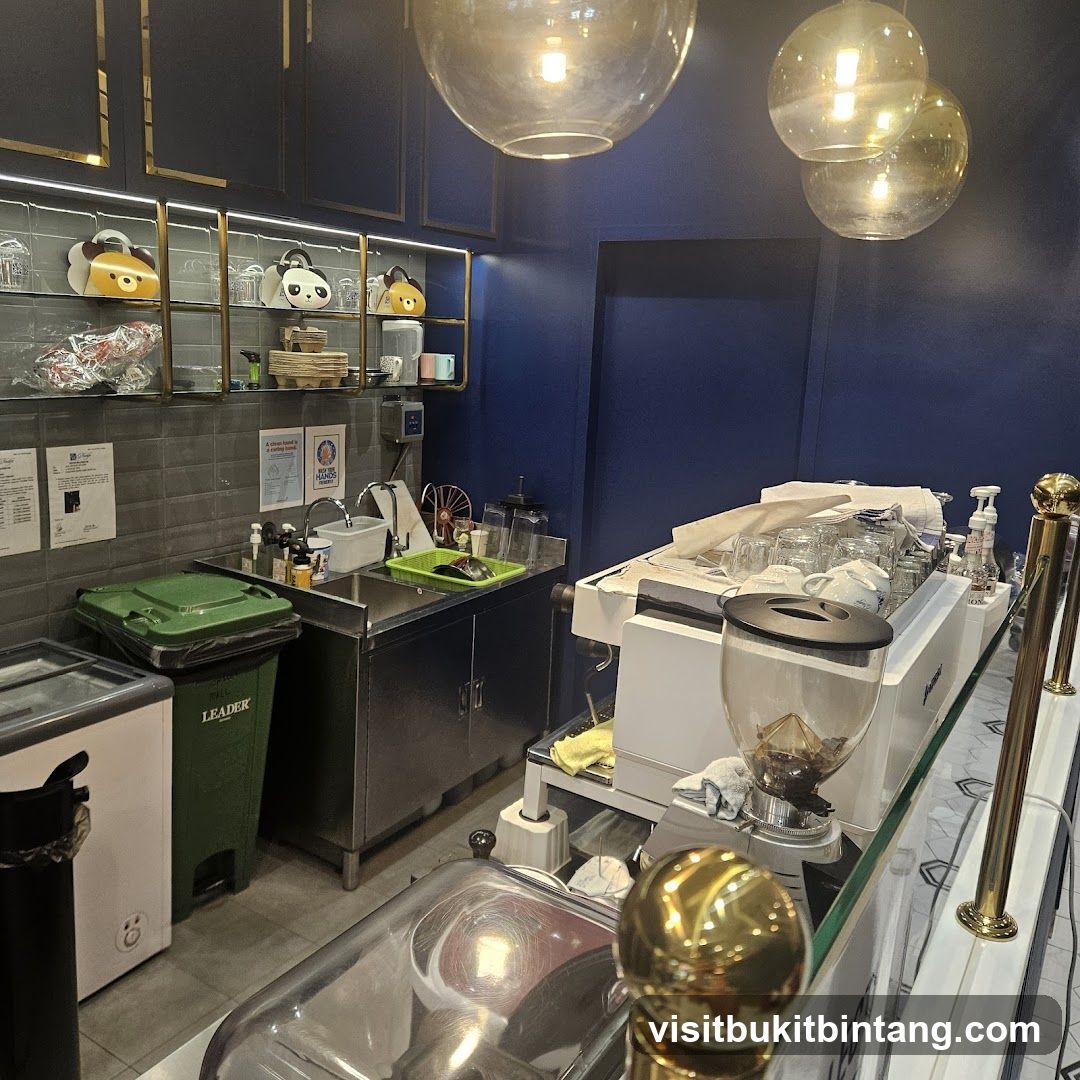 Coffee shop counter