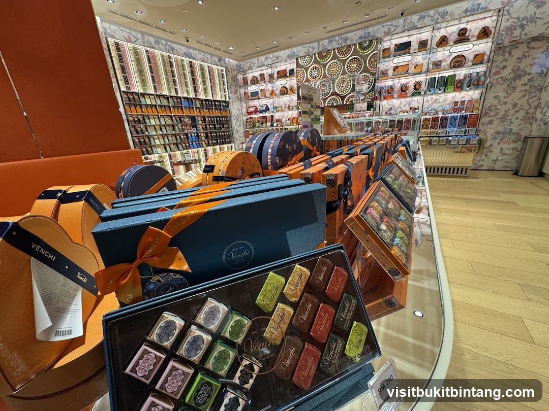 Venchi Chocolate Display