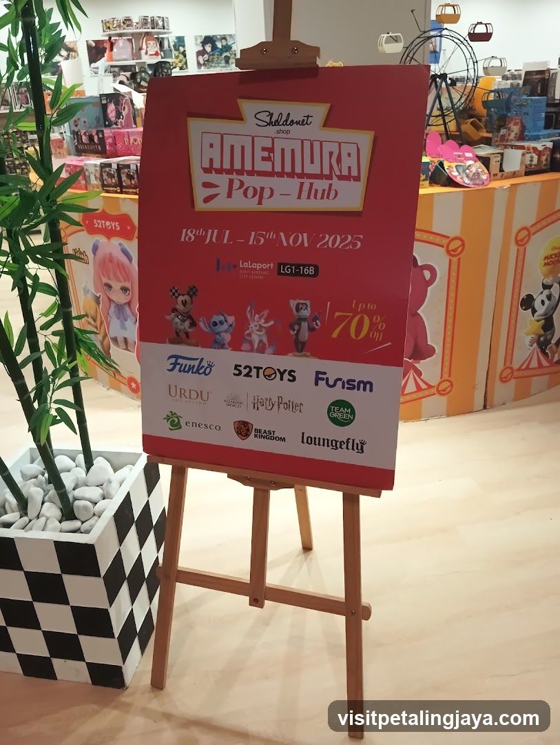 Amemura Pop Hub Event Signage