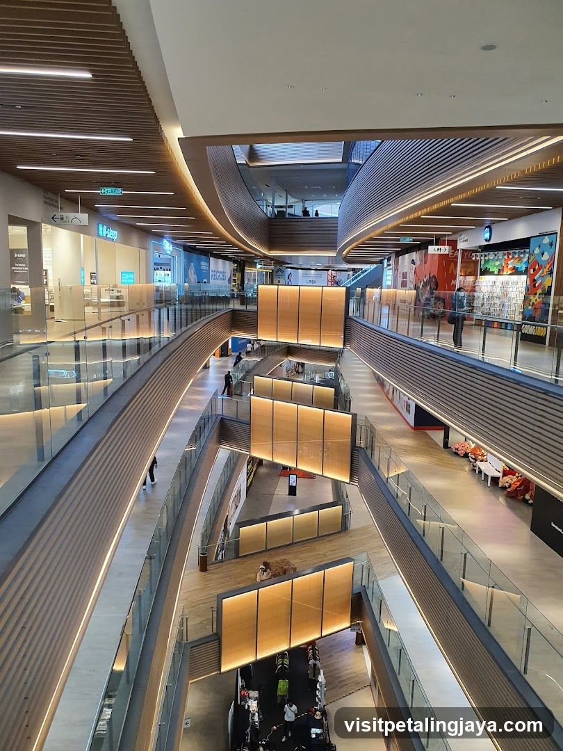 Multi-Level Shopping Mall Interior
