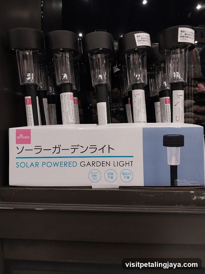 Solar Powered Garden Light Display