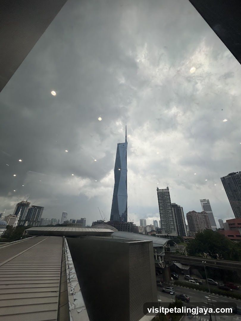 Skyscraper View from Window