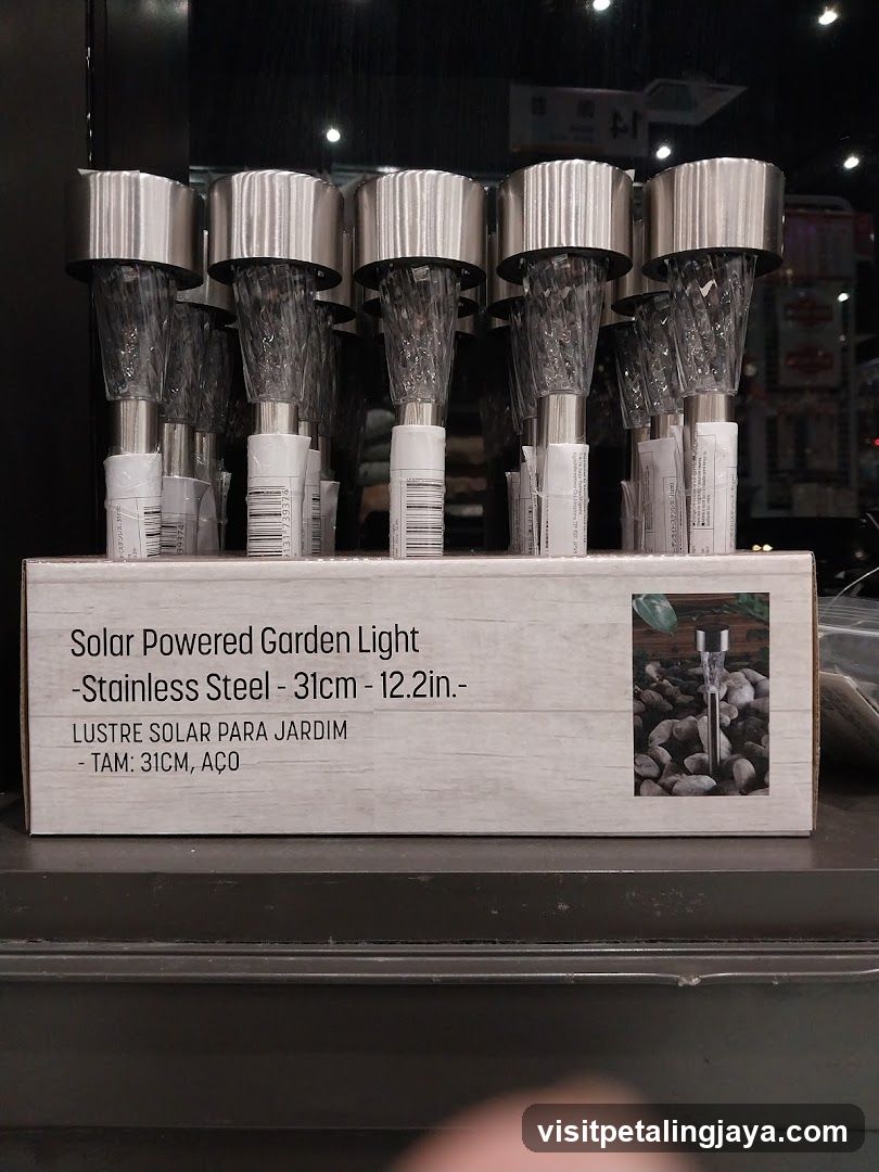 Solar Powered Garden Light Display
