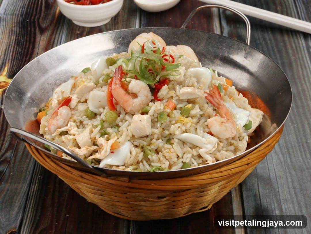 Shrimp Fried Rice with Seafood