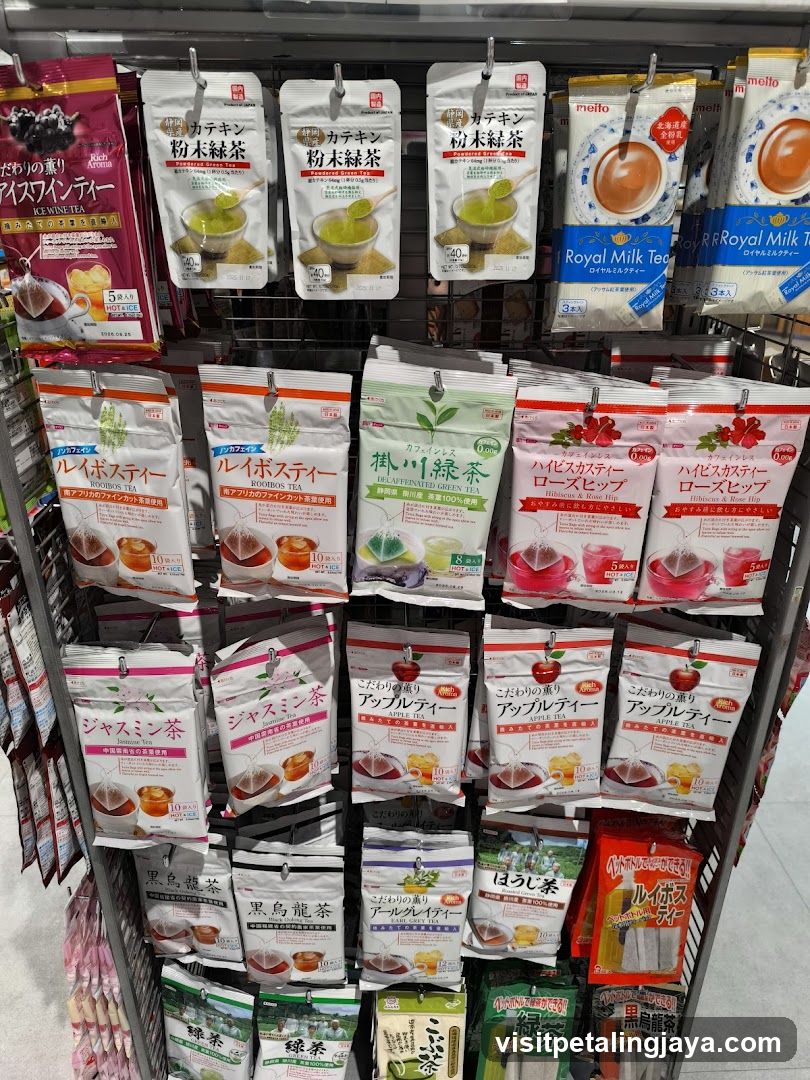 Japanese Tea and Beverage Display Rack