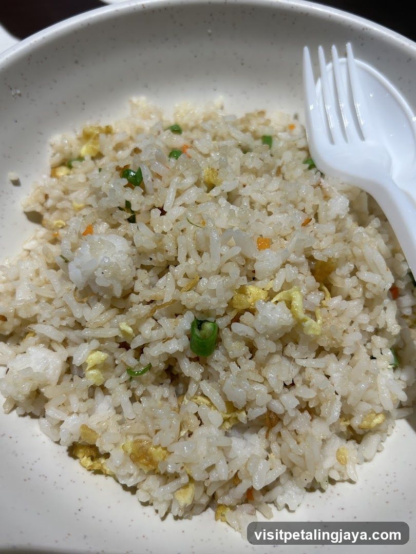 Fried Rice with Egg and Peas