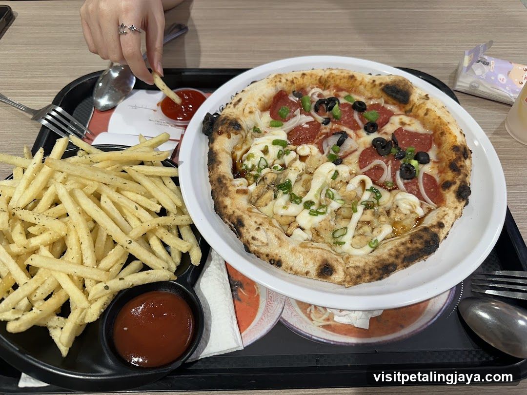Pizza and Fries Meal