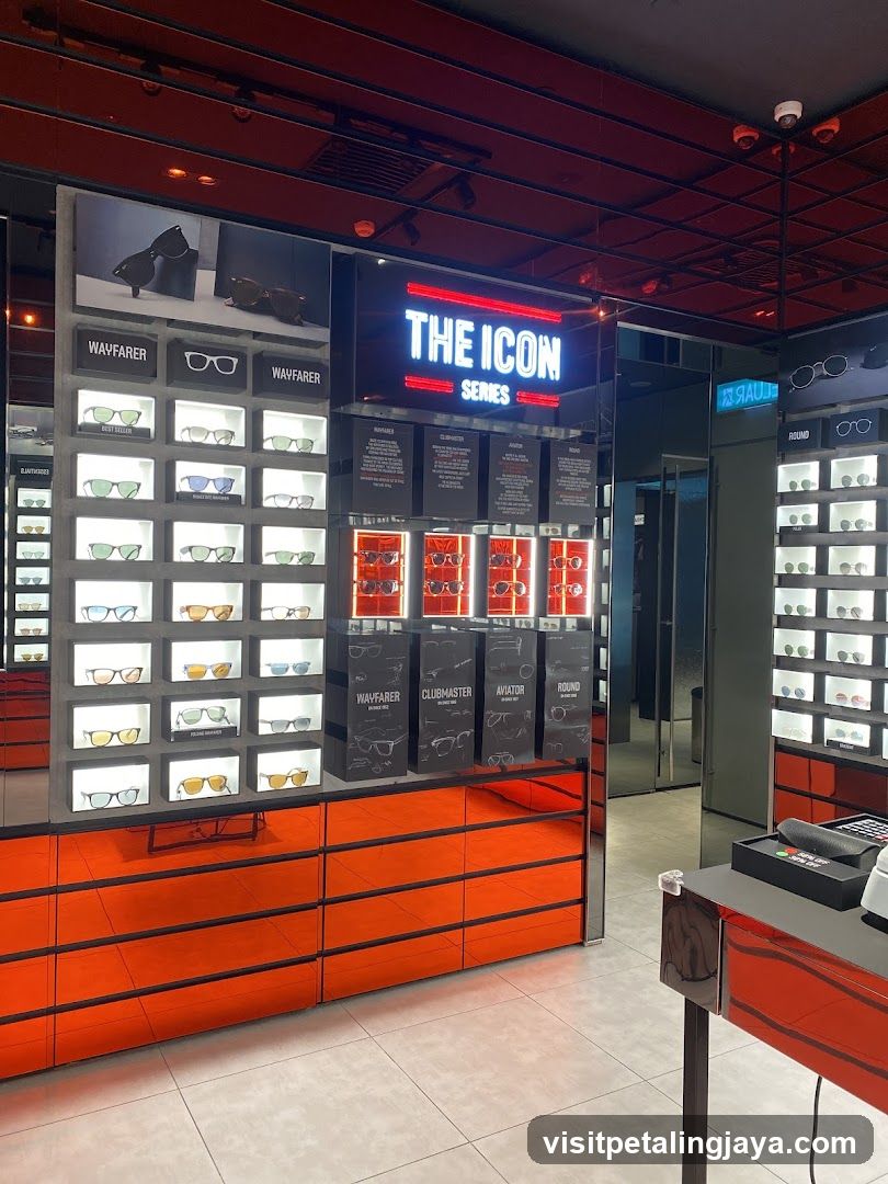 Eyewear Store Interior Display