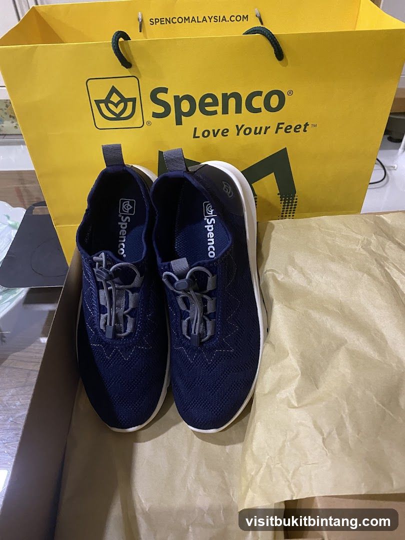 Spenco Shoes and Shopping Bag