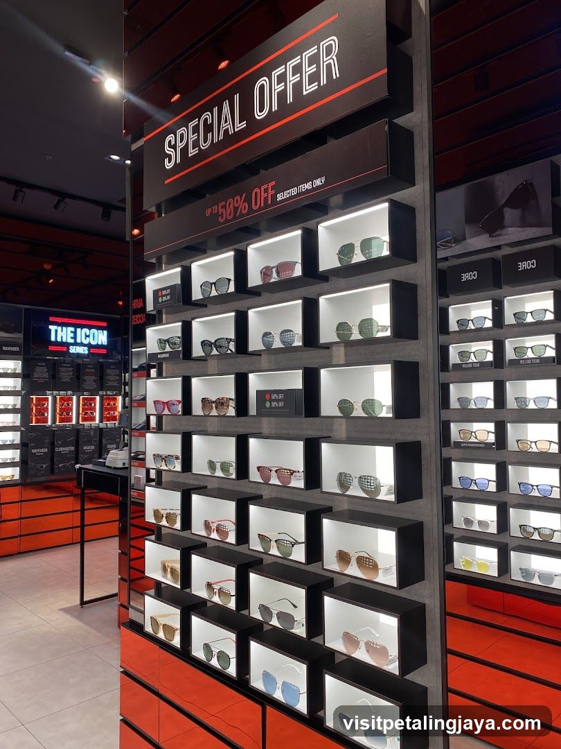 Sunglasses Display Wall
