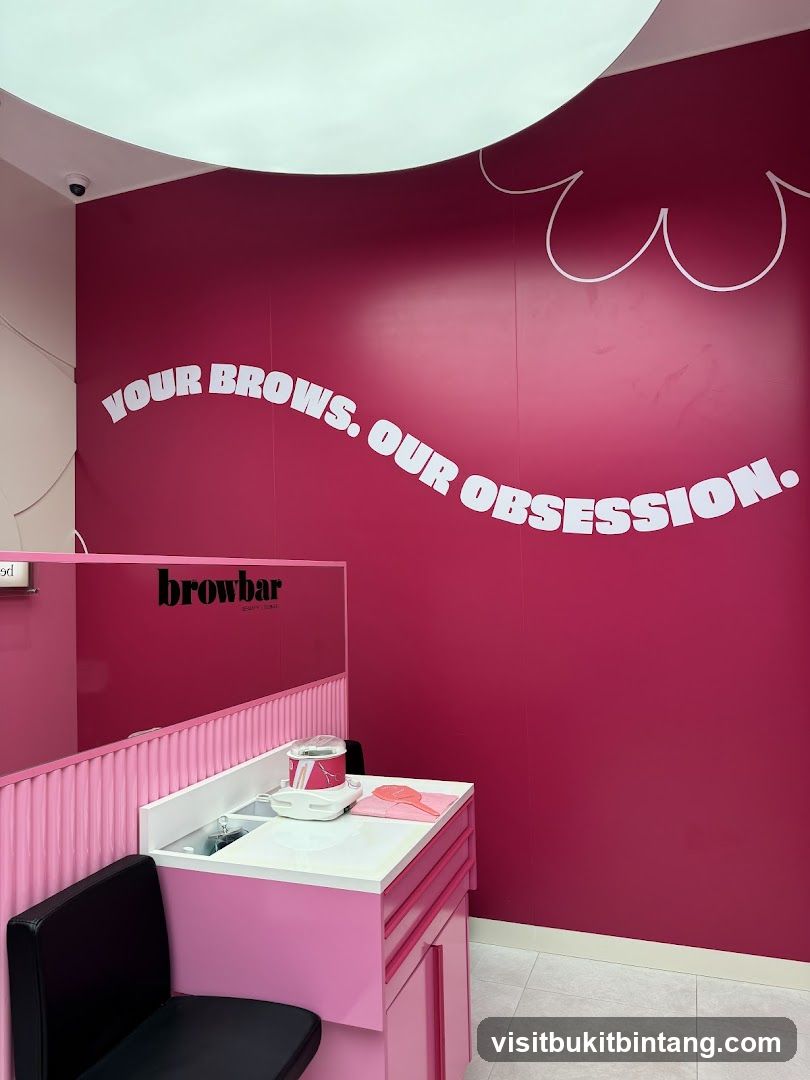 Brow Bar Interior