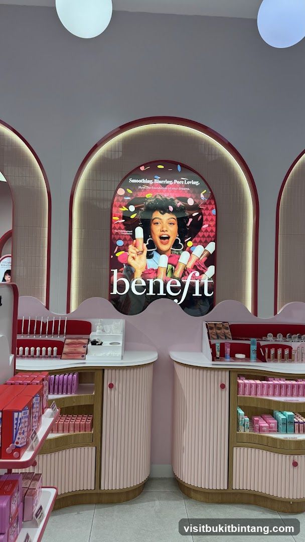 Benefit Cosmetics Display