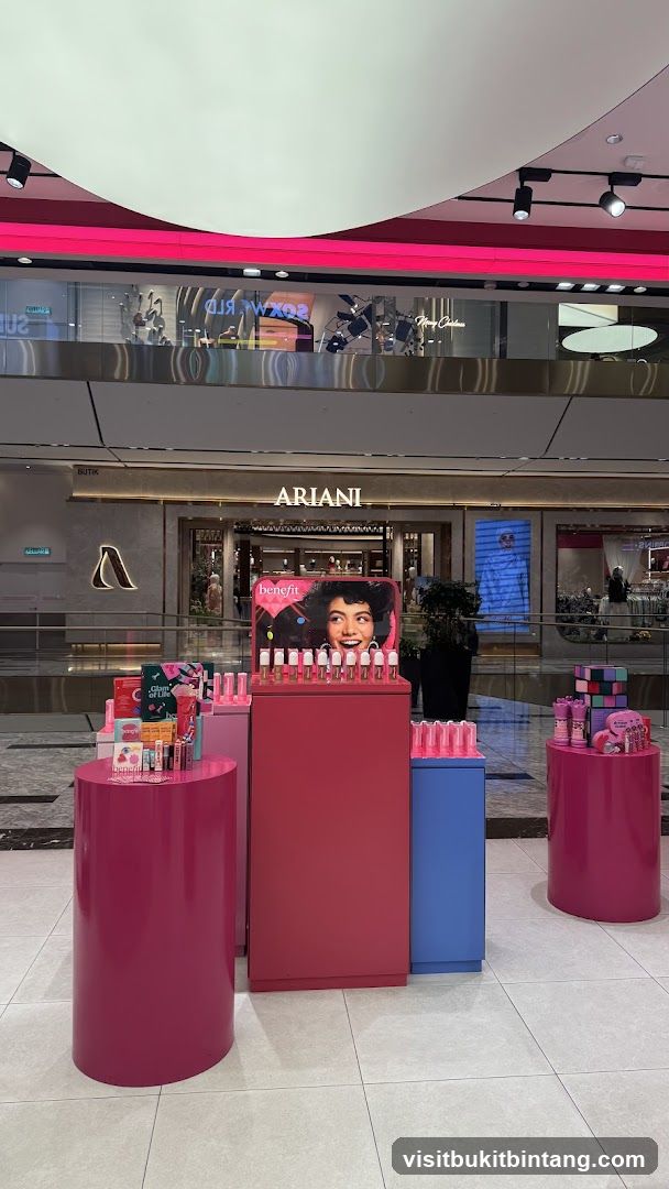 Benefit Cosmetics Display
