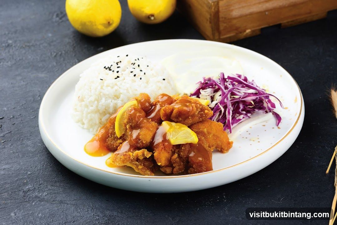 Lemon Chicken Rice Bowl