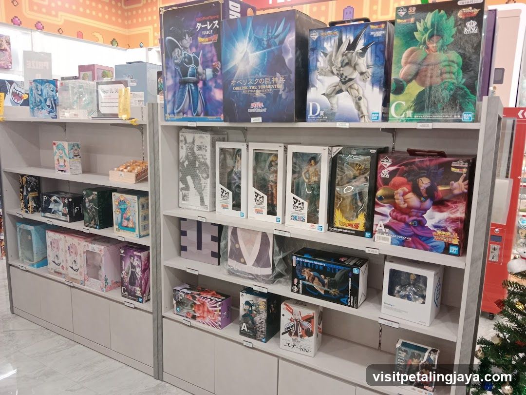 Dragon Ball Z Merchandise Display