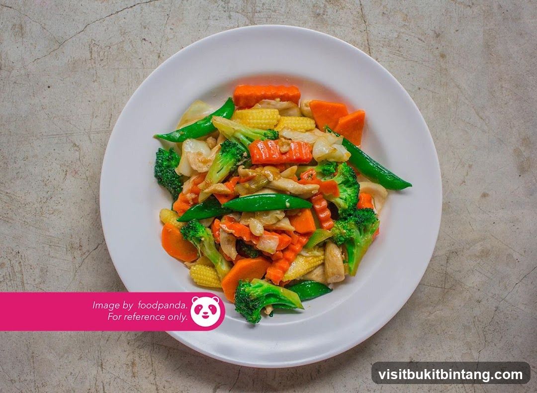 Stir-fried vegetables