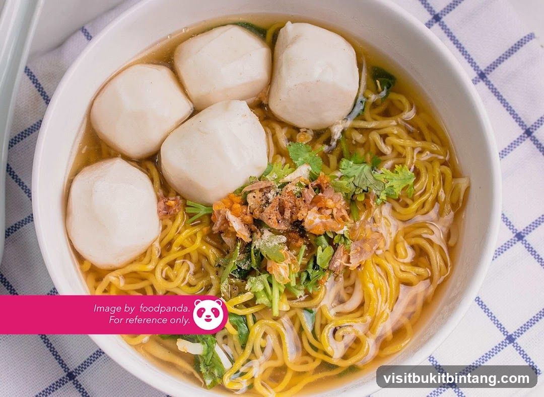 Noodle Soup with Fish Balls
