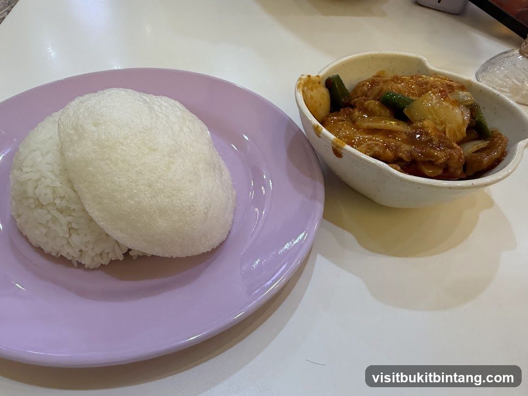 Rice and Stir-fry Dish