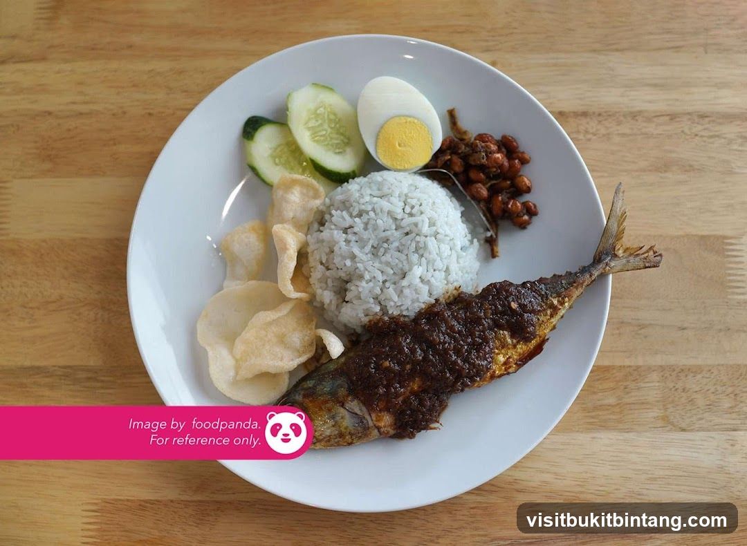 Nasi Lemak with Fried Fish