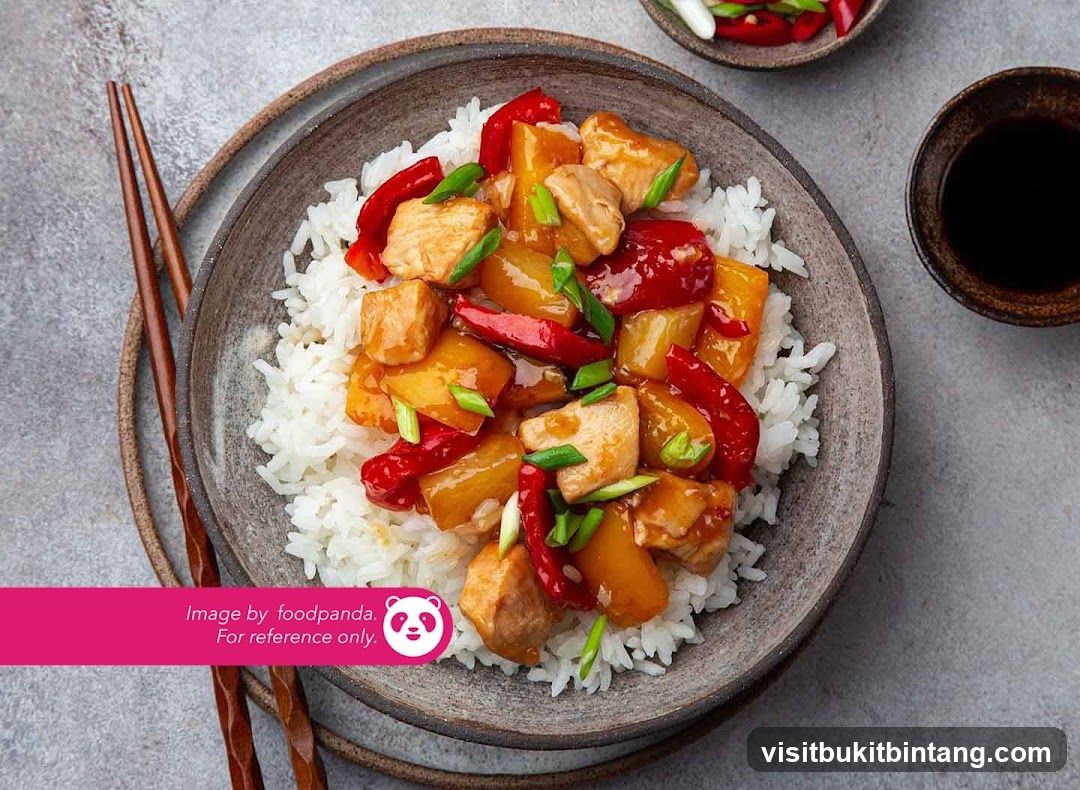 Sweet and Sour Chicken with Rice