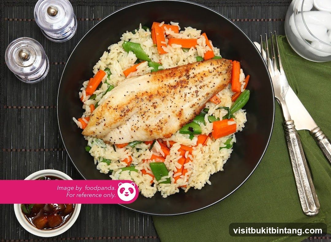 Fish with Rice and Vegetables