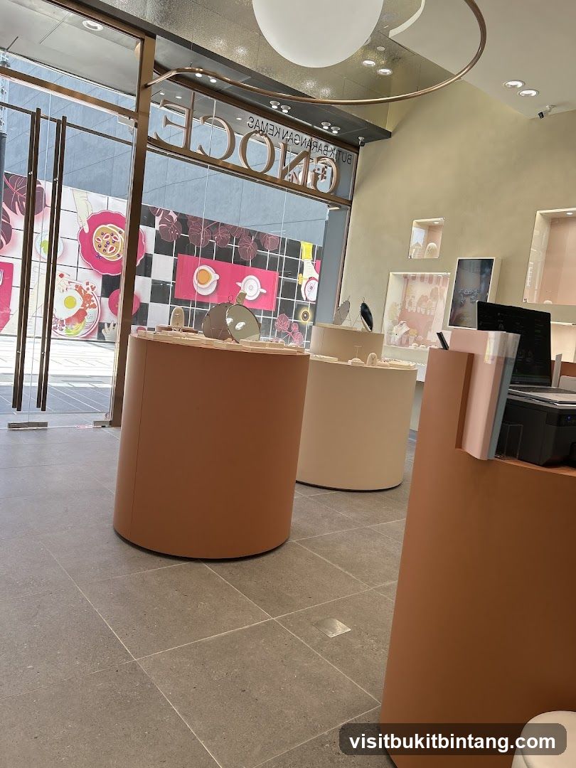Interior of a modern retail store