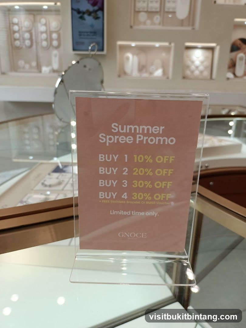Summer Spree Promo Sign