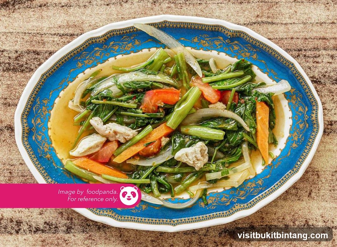 Stir-fried vegetables with chicken