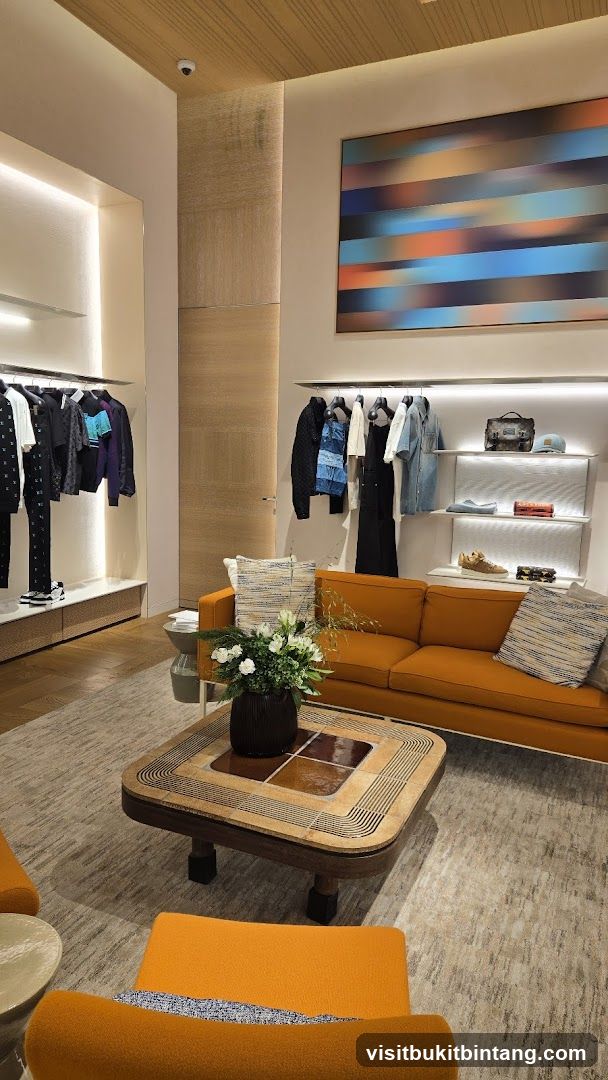 Modern Retail Display with Seating Area