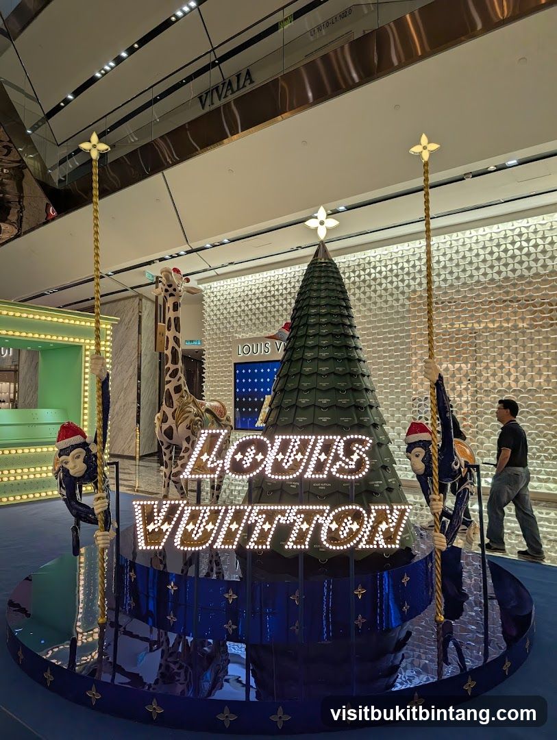 Louis Vuitton Christmas Display