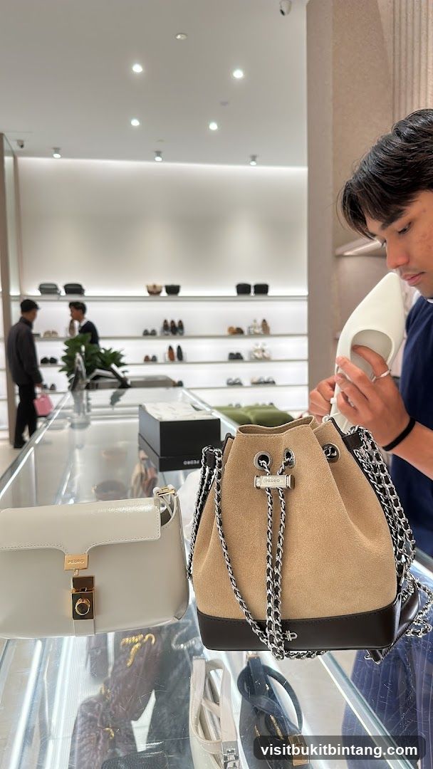 Store Interior with Handbags and Shoes