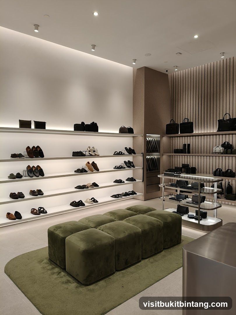 Luxury Shoe and Bag Store Interior