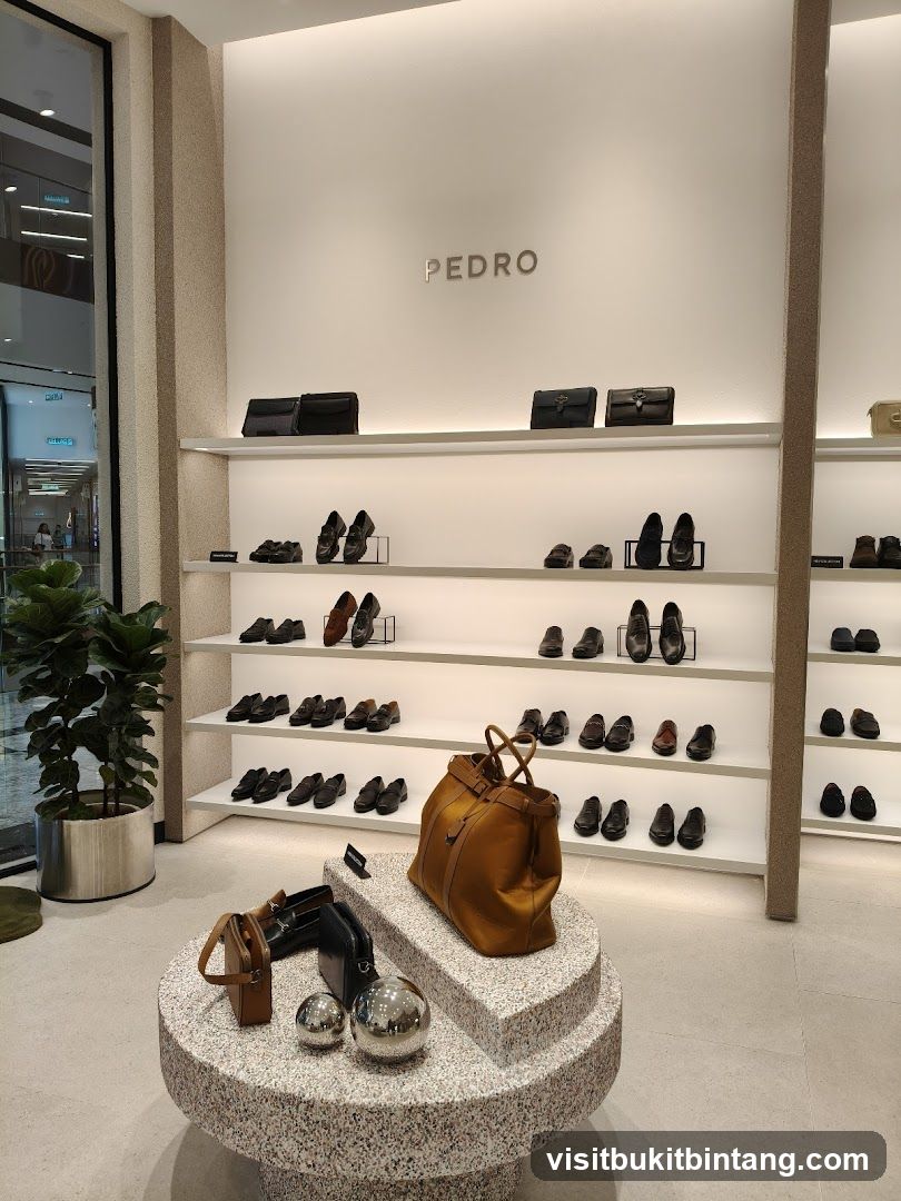 Pedro Shoe and Bag Store Interior